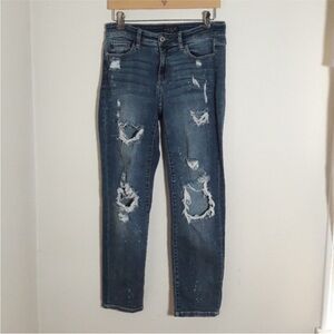 Judy Blue boyfriend fit distressed jeans size 7/28